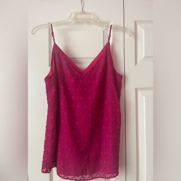 Calvin Klein Magenta Gauzy Tank Top XS NWT - Picture 2 of 4